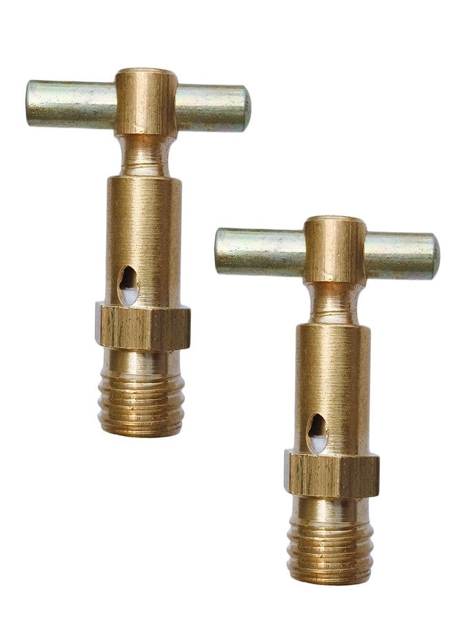 ES EKSAFAR ESEKSAFAR Manual Hand Operating Air Compressor Valve Pneumatic/Air Release Valve (Pack of 2) BSP Thread 1/4" inch (Hand operated Compressor valve) - Image 1